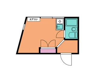 サントリニ宇田川【1階】の間取り