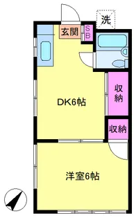 サニーハイツ【2階】の間取り