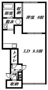 ベラーノ D棟【1階】の間取り