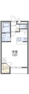 レオパレスマンダリーヌ【2階】の間取り