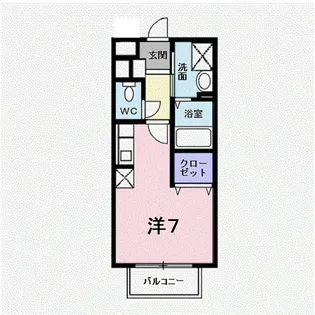 ペニーレインII【1階】の間取り