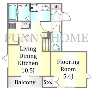 ポンテ アルト【3階】の間取り