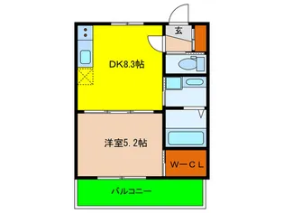KTIレジデンス板宿II【1階】の間取り