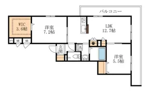 (仮称)末長4丁目メゾン【2階】の間取り