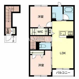 シャーメゾンHANATA【2階】の間取り