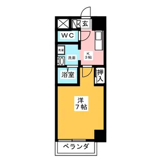 ランドハウス八事【4階】の間取り