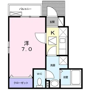 フェリーチェ大森【1階】の間取り