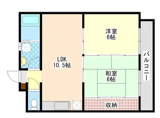 ファームヤード【2階】の間取り