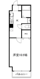 オーロラ三田【5階】の間取り