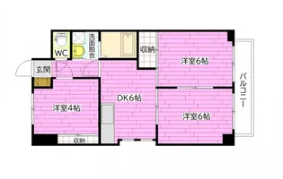 アップルビル【4階】の間取り