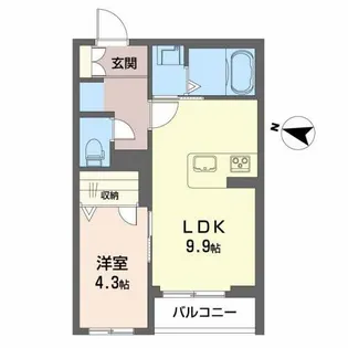 セレーノシェロ【2階】の間取り