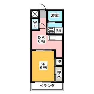 ミレニアム【3階】の間取り
