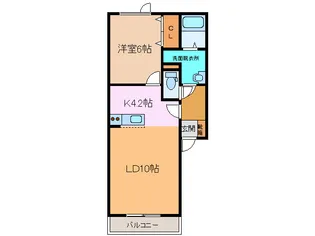 EstansiaII(エスタンシアツー)【1階】の間取り