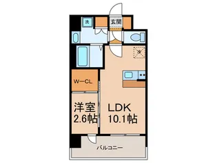 セレニテ十三ミラク【11階】の間取り