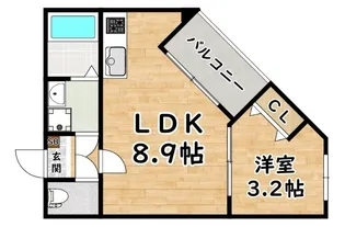 MOVE TSUKAMOTO【3階】の間取り