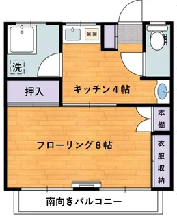 サニーハイムI【2階】の間取り