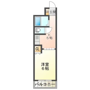 オーク斉藤【4階】の間取り