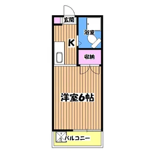 ハイツヤギ【1階】の間取り