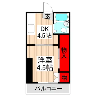 アシックハイツ【3階】の間取り