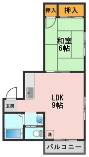 レジデンスかしわぎ【2階】の間取り