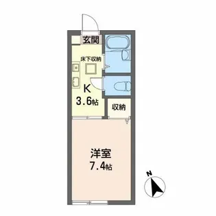 イースト・アレイ【1階】の間取り