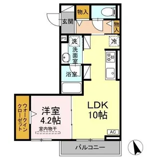 TORISIA加納南陽【2階】の間取り