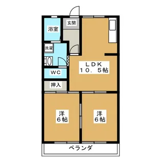 サンパレス90【2階】の間取り