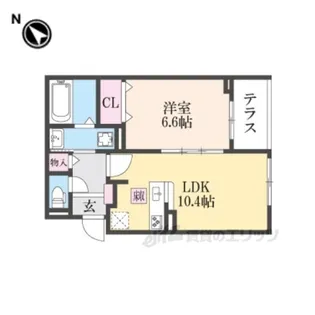 サンロイヤル1【3階】の間取り