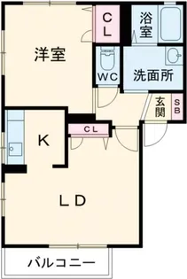 リブエールカーサ【2階】の間取り