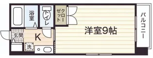 白島森野ビル【4階】の間取り