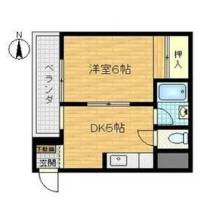 青風ハイツ【3階】の間取り