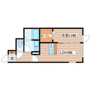 エフエス名取【1階】の間取り