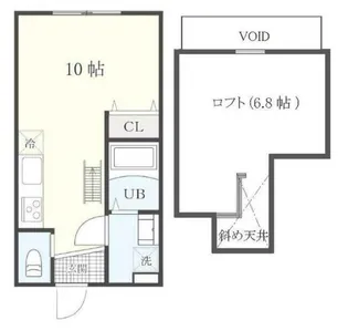 アーリーガーデン横濱山手 1【2階】の間取り