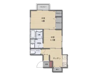 サンヒルズ国屋【2階】の間取り