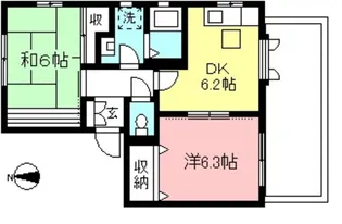 エステートY【1階】の間取り