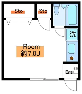セゾンI【1階】の間取り