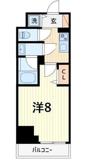 ユリカロゼ金町【9階】の間取り
