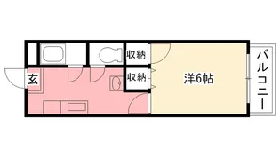 ハイツマス井2【1階】の間取り