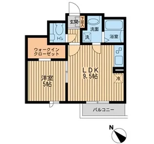 プロスペクト初台【3階】の間取り