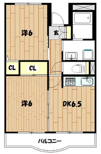 ヴィラアシェンダ【1階】の間取り