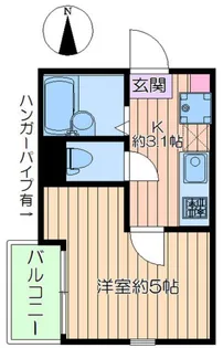 フォレノワール【2階】の間取り