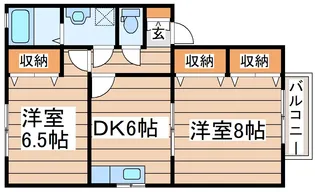 リージェントパークB【2階】の間取り