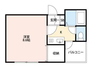 千里丘コーポ【2階】の間取り