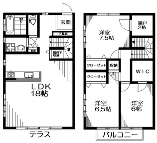 Casa Verde南荻窪 C棟【1階】の間取り