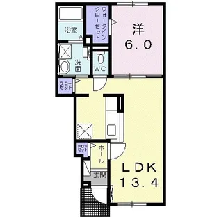 アルページュ【1階】の間取り