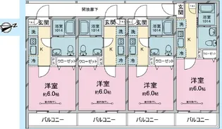 パル川越【2階】の間取り