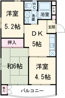 野村グリーンヒル【3階】の間取り