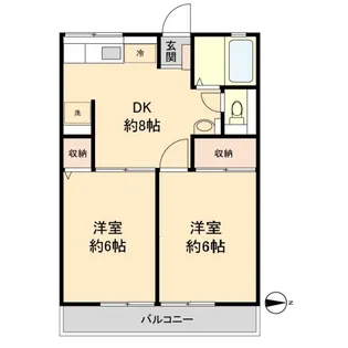 アルファ門戸【2階】の間取り