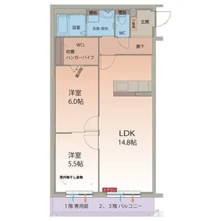 ハートフル インプローブ【1階】の間取り