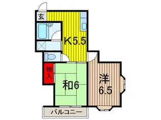 メゾンベレーゼ並木【2階】の間取り